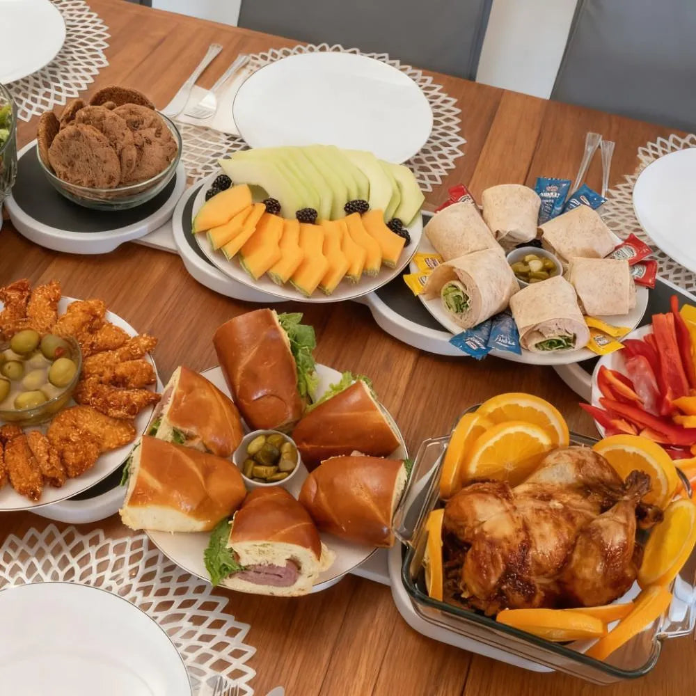 Spin, Serve & Share – Expandable Lazy Susan Turntable for Effortless Dining