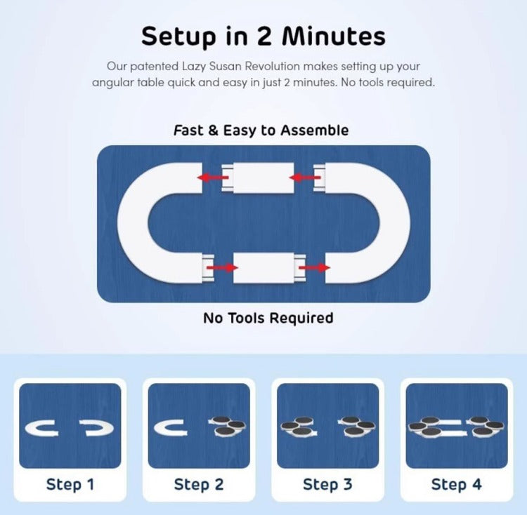 Spin, Serve & Share – Expandable Lazy Susan Turntable for Effortless Dining
