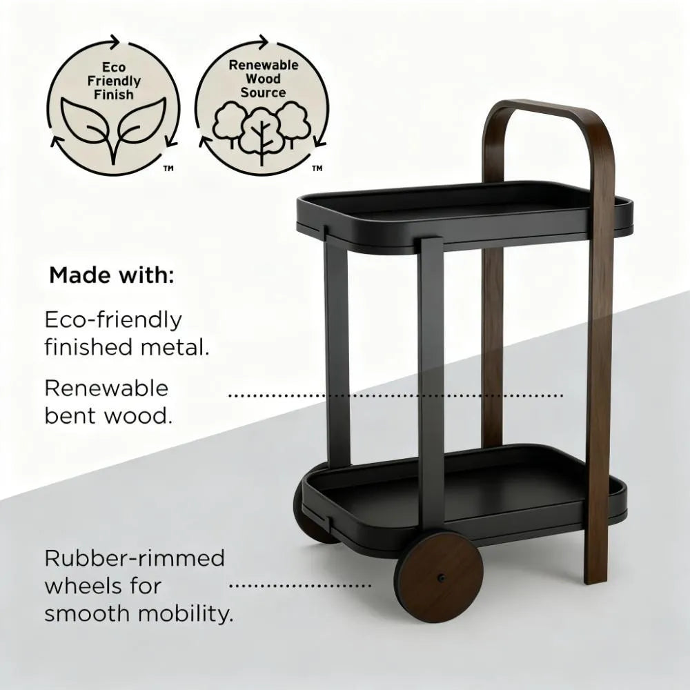 3-Tier Storage Utility Cart with Wheels
